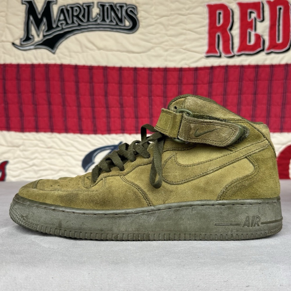 Size 10‎ - Nike Air Force 1 '07 Mid Legion Green